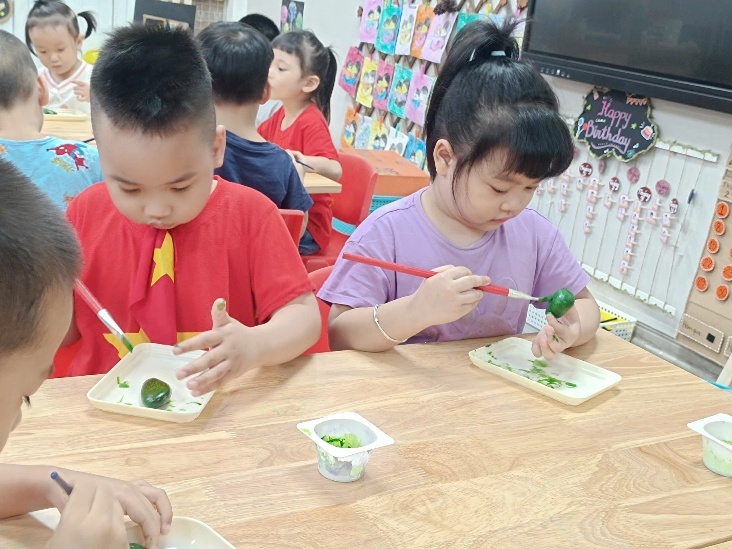 A group of children painting
AI-generated content may be incorrect.