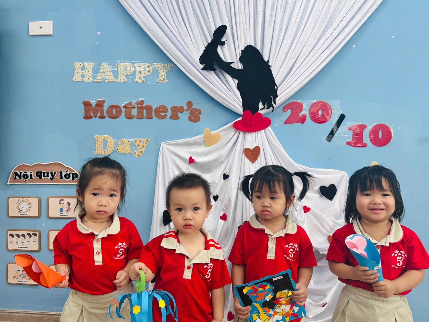 A group of children in red shirtsAI-generated content may be incorrect.