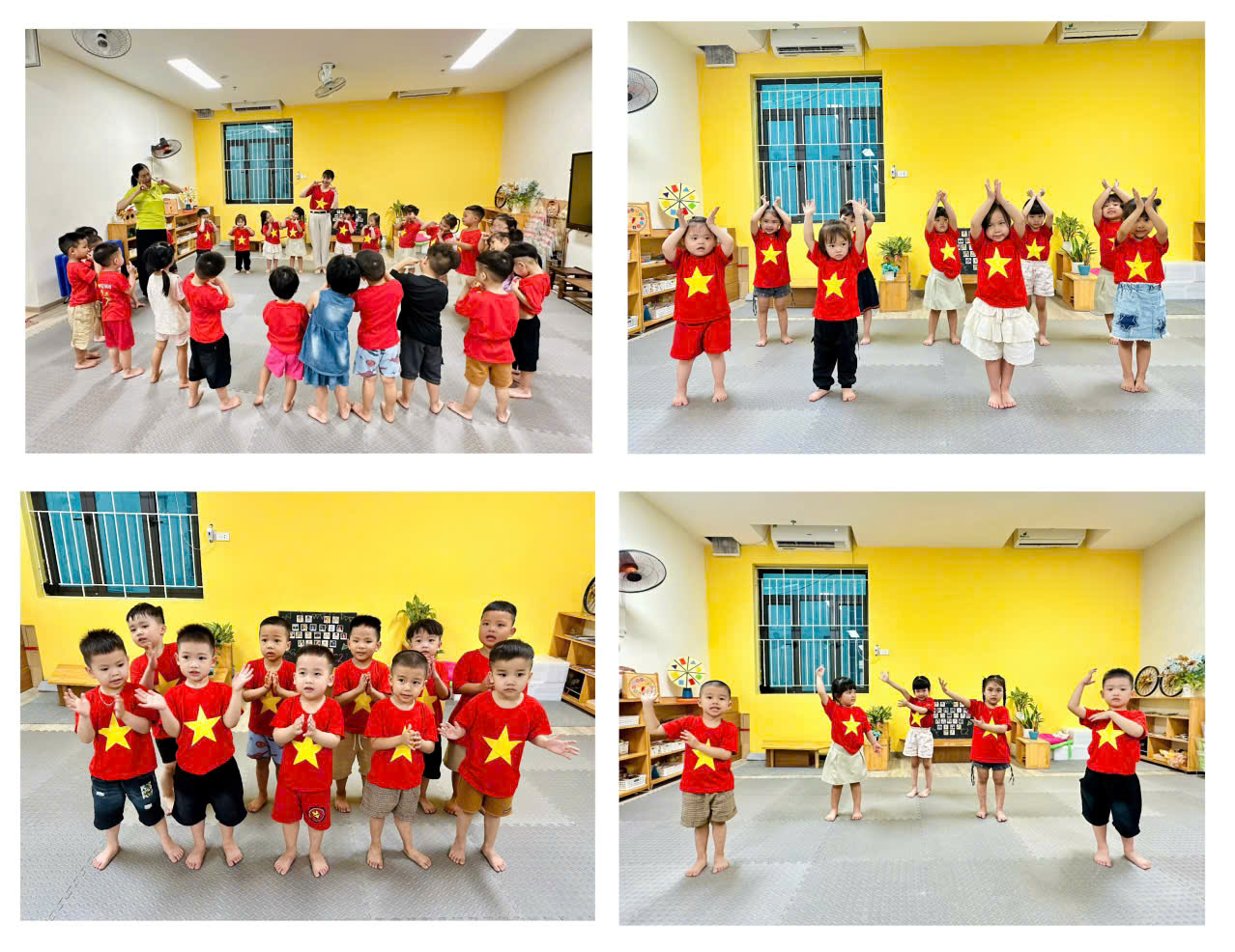 A group of children in a roomAI-generated content may be incorrect.