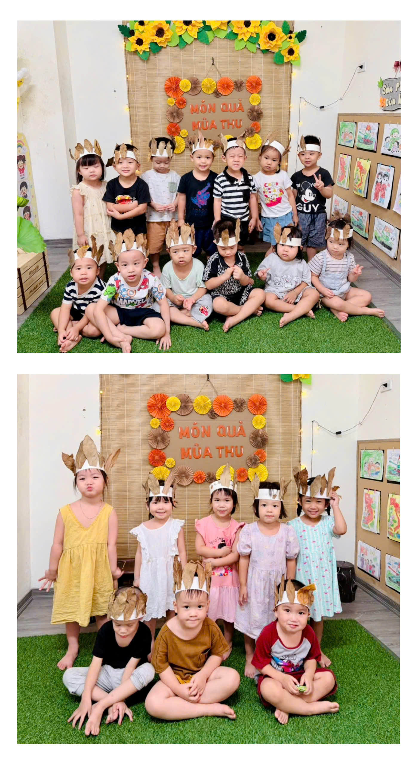 A group of kids posing for a photoAI-generated content may be incorrect.