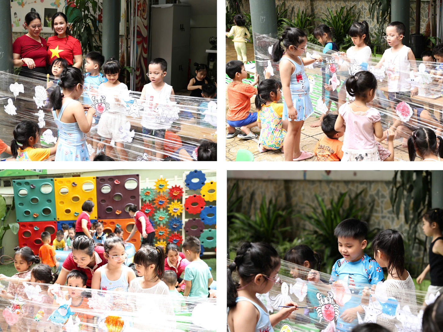 A group of children in a playgroundAI-generated content may be incorrect.
